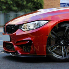 Load image into Gallery viewer, PSM Style Carbon Fibre Front Splitter for BMW F80 M3 F82 F83 M4 14-20