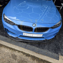 Load image into Gallery viewer, PSM Style Carbon Fibre Front Splitter for BMW F80 M3 F82 F83 M4 14-20