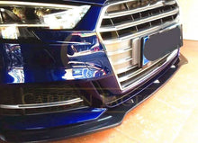 Load image into Gallery viewer, RS Style Carbon Fibre Front Splitter for Audi A3 Saloon S Line & S3 16-19