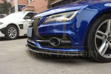 Load image into Gallery viewer, V Style Carbon Fibre Front Splitter for Audi 4G A7 S Line S7 10-18