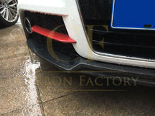 Load image into Gallery viewer, V Style Carbon Fibre Front Splitter for Audi 8J TT TTS MK2 07-14