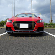 Load image into Gallery viewer, V Style Carbon Fibre Front Splitter for Audi 8S TT MK3 15-18