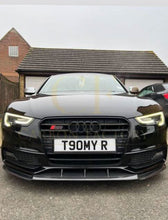 Load image into Gallery viewer, V Style Carbon Fibre Front Splitter for Audi B8.5 S5 A5 S Line 11-16