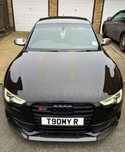 Load image into Gallery viewer, V Style Carbon Fibre Front Splitter for Audi B8.5 S5 A5 S Line 11-16