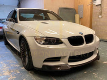 Load image into Gallery viewer, V Style Carbon Fibre Front Splitter for BMW E90 E92 E93 M3 07-13