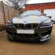 Load image into Gallery viewer, V Style Carbon Fibre Front Splitter for BMW F06 F12 F13 M6 11-18