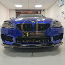 Load image into Gallery viewer, V Style Carbon Fibre Front Splitter for BMW F06 F12 F13 M6 11-18