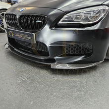 Load image into Gallery viewer, V Style Carbon Fibre Front Splitter for BMW F06 F12 F13 M6 11-18