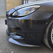 Load image into Gallery viewer, V Style Carbon Fibre Front Splitter for BMW F06 F12 F13 M6 11-18