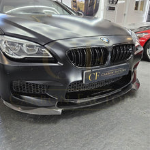 Load image into Gallery viewer, V Style Carbon Fibre Front Splitter for BMW F06 F12 F13 M6 11-18