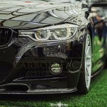 Load image into Gallery viewer, V Style Carbon Fibre Front Splitter for BMW F30 F31 3 Series M Sport 12-19
