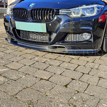 Load image into Gallery viewer, V Style Carbon Fibre Front Splitter for BMW F30 F31 3 Series M Sport 12-19