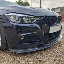 Load image into Gallery viewer, V Style Carbon Fibre Front Splitter for BMW F30 F31 3 Series M Sport 12-19