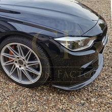 Load image into Gallery viewer, V Style Carbon Fibre Front Splitter for BMW F30 F31 3 Series M Sport 12-19