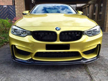 Load image into Gallery viewer, V Style Carbon Fibre Front Splitter for BMW F80 M3 F82 F83 M4 14-20