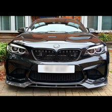 Load image into Gallery viewer, V Style Carbon Fibre Front Splitter for BMW F87 M2 OG 16-18