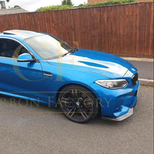 Load image into Gallery viewer, V Style Carbon Fibre Front Splitter for BMW F87 M2 OG 16-18