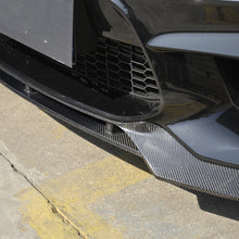 Load image into Gallery viewer, V Style Carbon Fibre Front Splitter for BMW F87 M2 OG 16-18