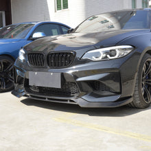 Load image into Gallery viewer, V Style Carbon Fibre Front Splitter for BMW F87 M2 OG 16-18