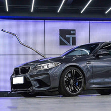Load image into Gallery viewer, V Style Carbon Fibre Front Splitter for BMW F87 M2 OG 16-18