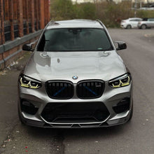 Load image into Gallery viewer, V Style Carbon Fibre Front Splitter for BMW F97 X3M F98 X4M 18-21