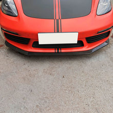 Load image into Gallery viewer, V Style Carbon Fibre Front Splitter for Porsche Boxster & Cayman 718 16-21