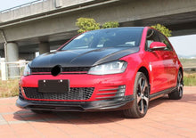 Load image into Gallery viewer, V Style Carbon Fibre Front Splitter for VW Golf MK7 GTI 14-17