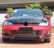 Load image into Gallery viewer, V Style Carbon Fibre Front Splitter for VW Golf MK7 GTI 14-17