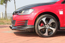 Load image into Gallery viewer, V Style Carbon Fibre Front Splitter for VW Golf MK7 GTI 14-17