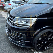 Load image into Gallery viewer, V Style Carbon Fibre Front Splitter for VW T6 Multivan 15-20