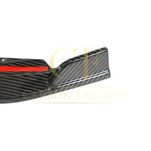 Load image into Gallery viewer, V Style Pre-Preg Carbon Fibre Front Splitter for Audi S3 Saloon 21-Present