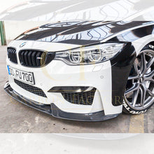 Load image into Gallery viewer, VR Style Carbon Fibre Front Splitter for BMW F80 M3 F82 F83 M4 14-20