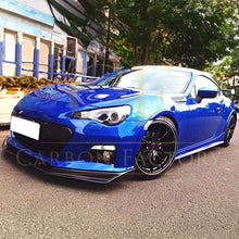 Load image into Gallery viewer, ZE Style Carbon Fibre Front Splitter for Subaru BRZ 13-16