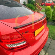Load image into Gallery viewer, AMG Style Carbon Fibre Boot Spoiler for Mercedes Benz W204 C Class 07-14