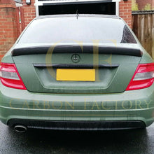 Load image into Gallery viewer, V Style Carbon Fibre Boot Spoiler for Mercedes Benz W204 C Class 07-14