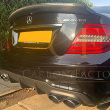 Load image into Gallery viewer, V Style Carbon Fibre Boot Spoiler for Mercedes Benz W204 C Class 07-14