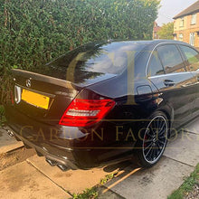 Load image into Gallery viewer, V Style Carbon Fibre Boot Spoiler for Mercedes Benz W204 C Class 07-14