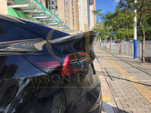 Load image into Gallery viewer, CS Style Pre-Preg Carbon Fibre Rear Spoiler for Tesla Model Y 19-23