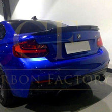 Load image into Gallery viewer, Exotics Style Carbon Fibre Boot Spoiler for BMW 2 Series F22 F87 M2 13-21