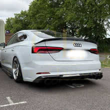 Load image into Gallery viewer, H Style Carbon Fibre Boot Spoiler for Audi B9 A5 S5 RS5 4 Door 17-24