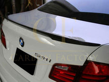 Load image into Gallery viewer, MP Style Carbon Fibre Boot Spoiler for BMW 5 Series F10 inc M5 10-17