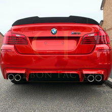Load image into Gallery viewer, PSM Style Carbon Fibre Boot Spoiler for BMW 5 Series F10 inc M5 10-17