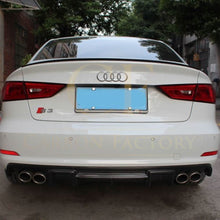 Load image into Gallery viewer, S3 Style Carbon Fibre Boot Spoiler for Audi A3 S3 RS3 Saloon 13-20