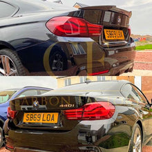 Load image into Gallery viewer, V Style Carbon Fibre Boot Spoiler for BMW 4 Series F32 Coupe 14-20
