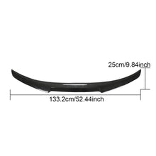 Load image into Gallery viewer, V Style Carbon Fibre Boot Spoiler for BMW E60 5 Series inc M5 03-10