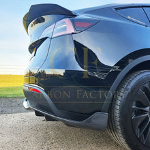 Load image into Gallery viewer, V Style Pre-Preg Carbon Fibre Rear Spoiler for Tesla Model Y 19-23