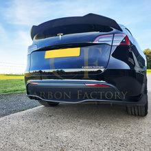 Load image into Gallery viewer, V Style Pre-Preg Carbon Fibre Rear Spoiler for Tesla Model Y 19-23