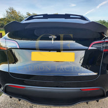 Load image into Gallery viewer, V Style Pre-Preg Carbon Fibre Rear Spoiler for Tesla Model Y 19-23