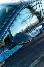 Load image into Gallery viewer, Volkswagen Golf Mk8/Mk8.5 GTI & R Carbon Fibre Wing Mirror Covers – OEM-Style Direct Replacement Carbon Fiber Mirror Caps, Gloss 2x2 Twill CFRP (2019+, Lane Assist Compatible)