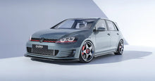 Load image into Gallery viewer, VW GOLF GTI & GOLF GTD MK7 EVO-1 GLOSS BLACK FRONT SPLITTER BY ZAERO (2013-2017)